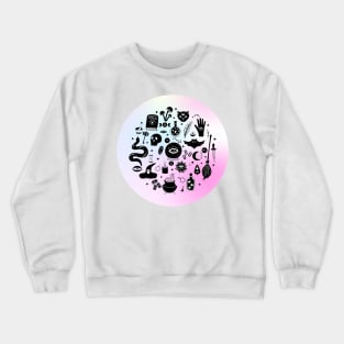 Pastel goth witchy Crewneck Sweatshirt